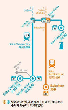 川越周遊劵如何選︱西武/東武的交通劵有什麼分別？一文看清不同優惠交通劵的分別．到底划不划算？ - 交通, 周遊劵, 川越, 日本