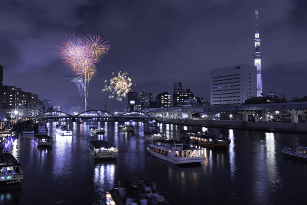 東京最盛大花火大會之一︱2024年 第47回 隅田川花火大會 詳情及交通方法 - 日本, 東京, 淺草, 花火大會