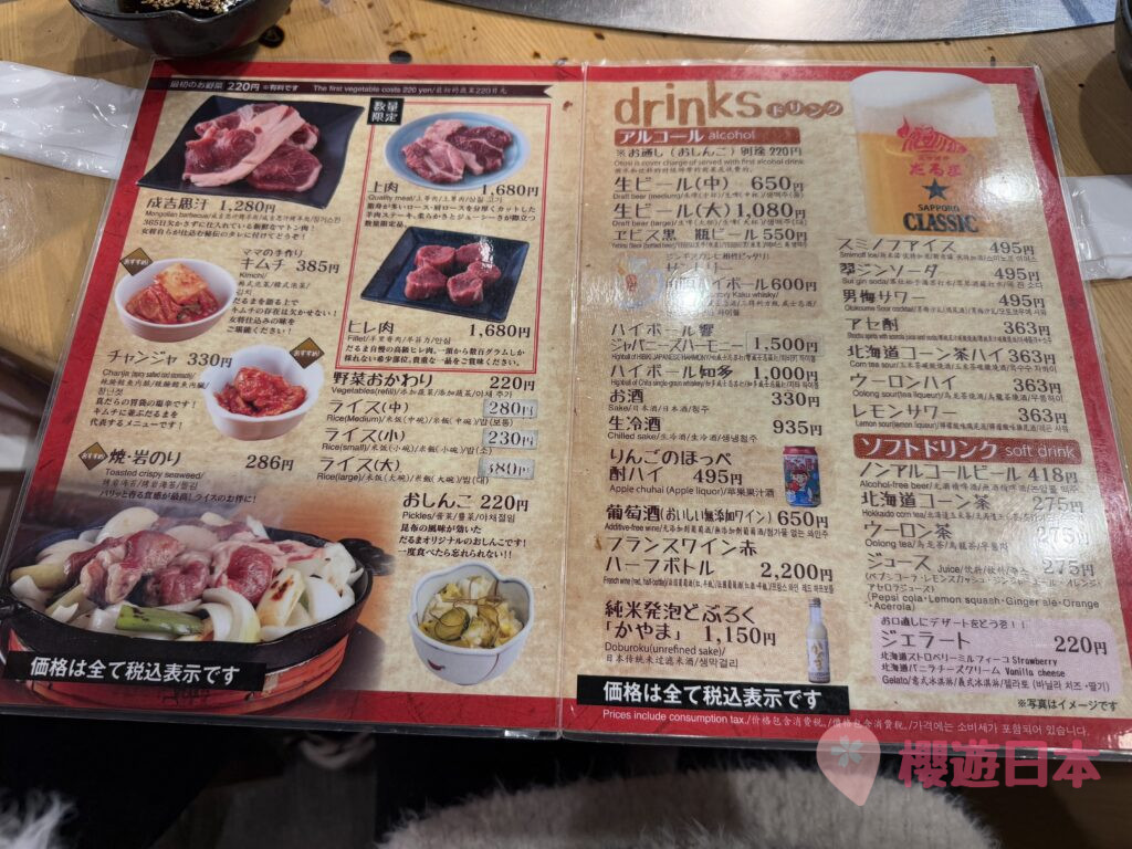 札幌美食推薦︱超過70年歷史 薄野必食烤羊肉人氣老店【成吉思汗 不倒翁】 - 北海道, 北海道美食, 日本, 日本美食, 日本餐廳, 札幌, 札幌美食, 烤羊肉, 燒肉, 薄野