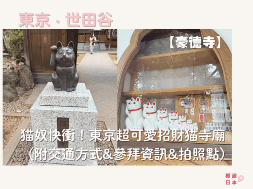 東京招財貓寺廟介紹｜貓奴快衝！東京超可愛招財貓寺廟【豪德寺】(附交通方式&參拜資訊&拍照打卡點) - 寺廟