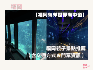 福岡水族館推薦｜海洋世界海中道怎麼去？交通・票價・參觀重點一篇看懂 - 一日遊, 水族館, 福岡, 親子